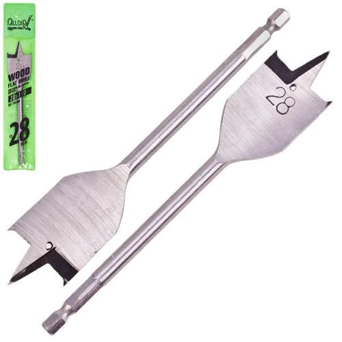 Сверло по дереву перьевые 28x150мм Alloid (WF-28150)