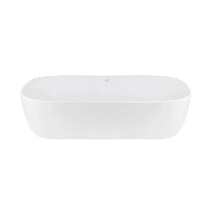 Комплект Qtap Robin: Раковина накладная прямоугольная 610x400x145 мм White + Донный клапан PU02