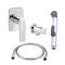 Комплект для биде Vlasta Chrome: Смеситель QTVLA6228102NC + Подключение QTCRMBH030 + Лейка + QTCRMA021 Шланг QTHADPVC120C