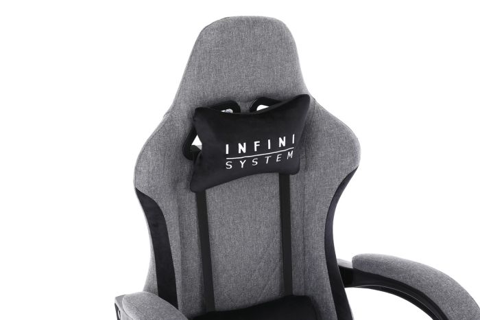 Компьютерное кресло из ткани Extreme INFINI SYSTEM Светло-серый, Zenga ткань