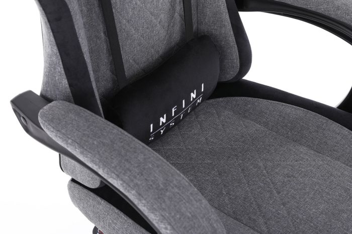 Компьютерное кресло из ткани Extreme INFINI SYSTEM Светло-серый, Zenga ткань