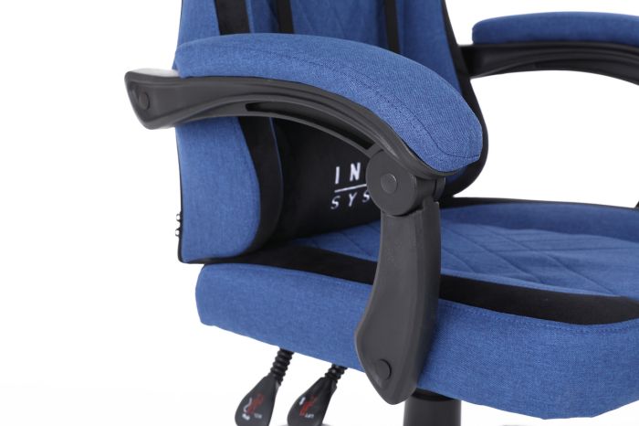 Компьютерное кресло из ткани Extreme INFINI SYSTEM Синий, Zenga ткань