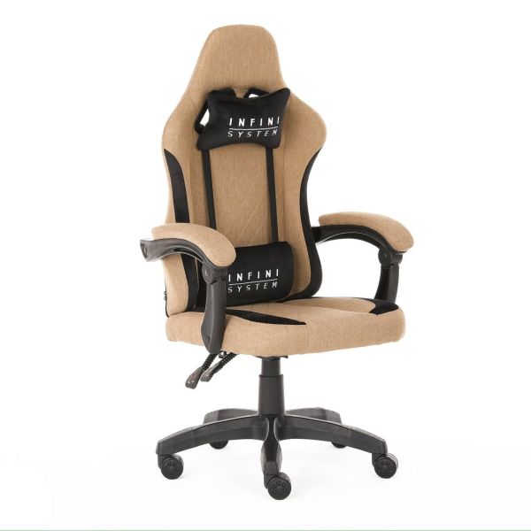Компьютерное кресло из ткани Extreme INFINI SYSTEM Коричневый, Zenga ткань