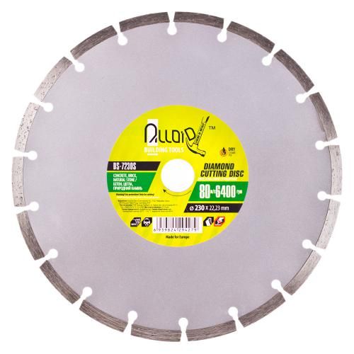 Диск алмазный отрезной Turbo Wave 230 мм Alloid