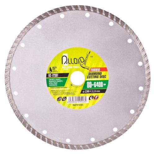 Диск алмазный отрезной Turbo 230 мм Alloid