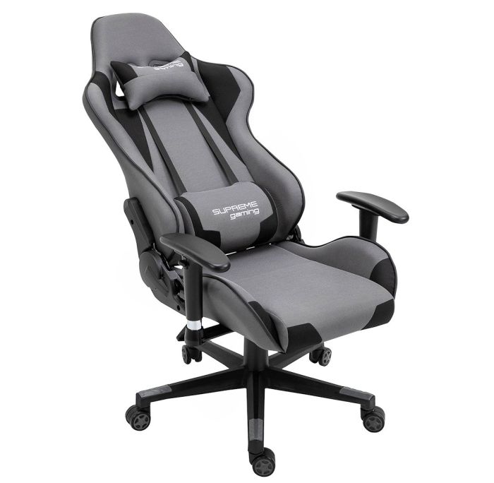 Компьютерное кресло из ткани PlayMaker Supreme Gaming 94561 Серо-черный, Zenga ткань
