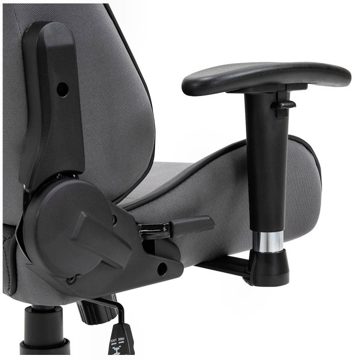 Компьютерное кресло из ткани PlayMaker Supreme Gaming 94561 Серо-черный, Zenga ткань