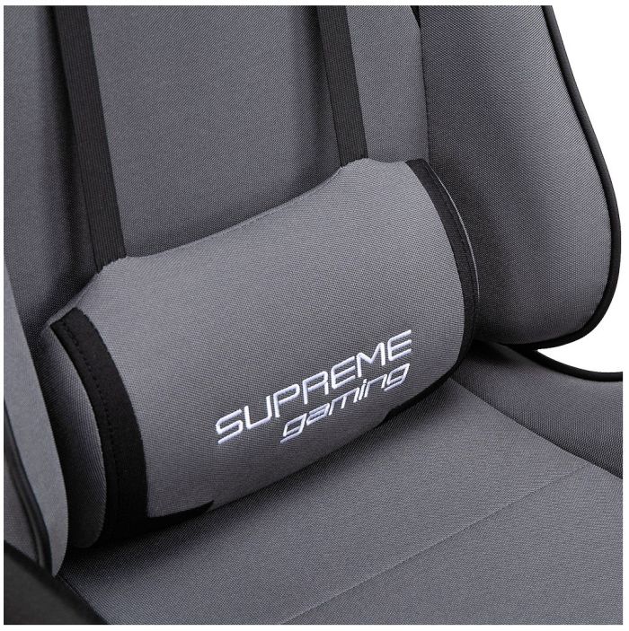 Компьютерное кресло из ткани PlayMaker Supreme Gaming 94561 Серо-черный, Zenga ткань