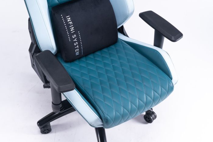 Компьютерное кресло Infini System Elite Зеленый, Zenga экокожа