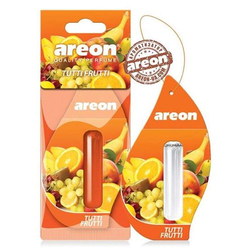 Освежитель воздуха жидкий лист AREON Tutti Frutti 5мл (LR16)