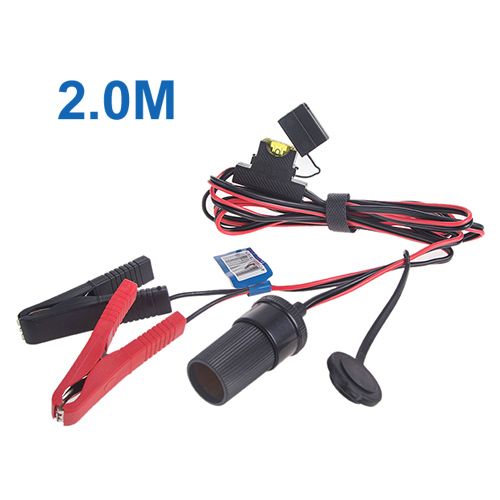 Переходник K-13 клеммы-прикуриватель/заглушка/2.0m/предохранитель 20 А (K-13)