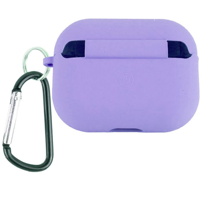 Силиконовый футляр с микрофиброй для наушников Airpods Pro