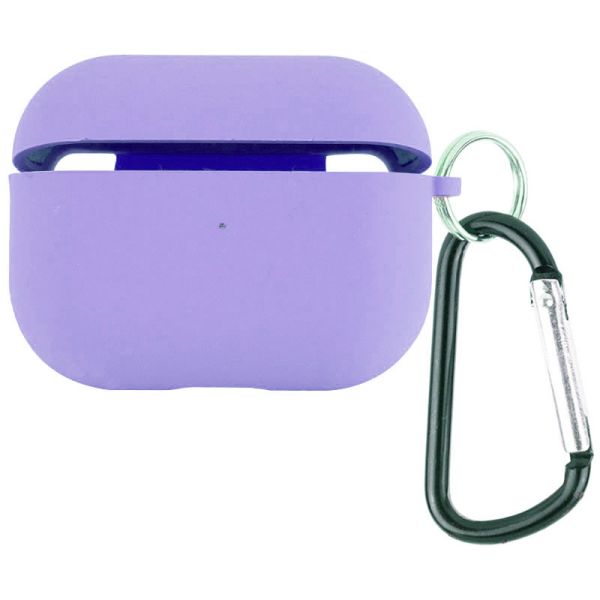 Силиконовый футляр с микрофиброй для наушников Airpods 3