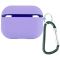 Силиконовый футляр с микрофиброй для наушников Airpods 3