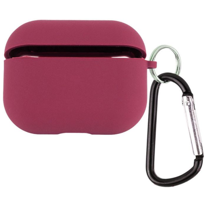 Силиконовый футляр с микрофиброй для наушников Airpods 3