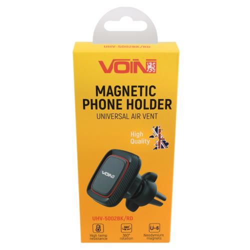 Держатель мобильного телефона VOIN UHV-5002BK/RD магнитный дефлектор (UHV-5002BK/RD)