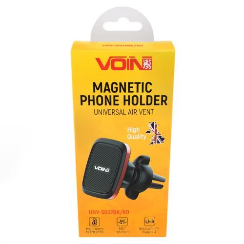 Держатель мобильного телефона VOIN UHV-5007BK/RD магнитный дефлектор (UHV-5007BK/RD)