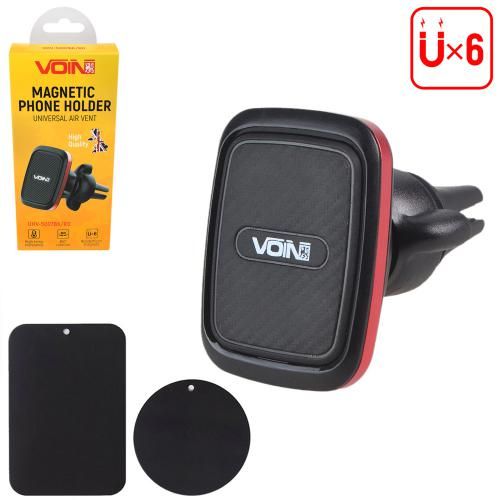 Держатель мобильного телефона VOIN UHV-5007BK/RD магнитный дефлектор (UHV-5007BK/RD)
