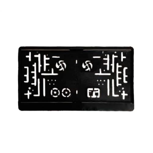 Автомобильная рамка под номер квадратная USA ((100) черн)