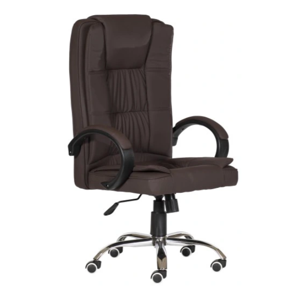 Офисное кресло Sofotel 005 Коричневый, Sofotel, для офиса искусственная кожа (кожзаменитель)
