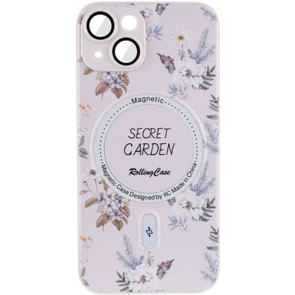 TPU+PC чохол Secret Garden with MagSafe для Apple iPhone 14 (6.1")