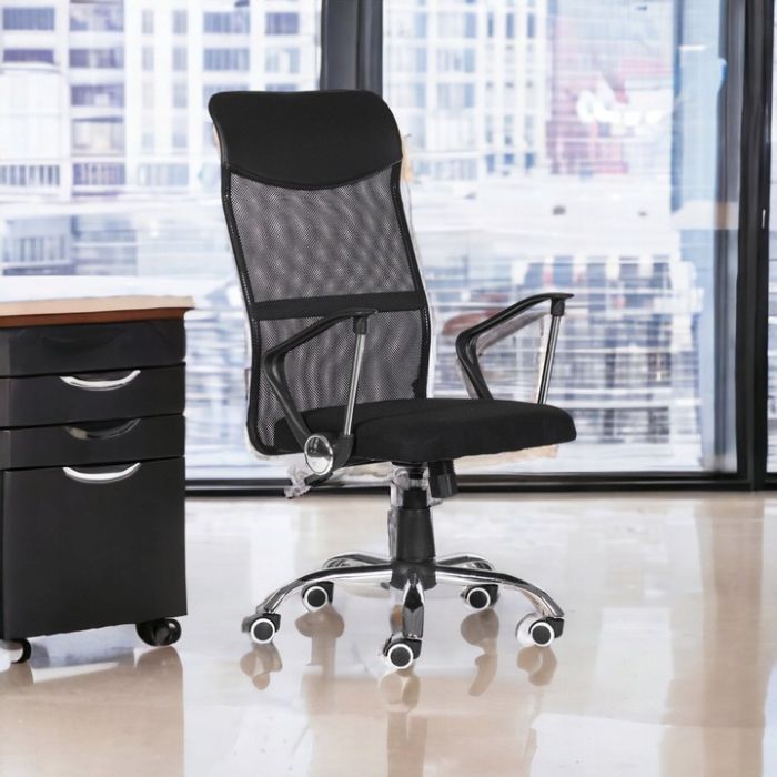 Офисное кресло из сетки Prestige Mesh 001 Черный, Prestige, для офиса Сетка