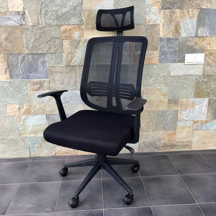 Офисное кресло из сетки Prestige Mesh 008 Черный, Prestige, для офиса Сетка