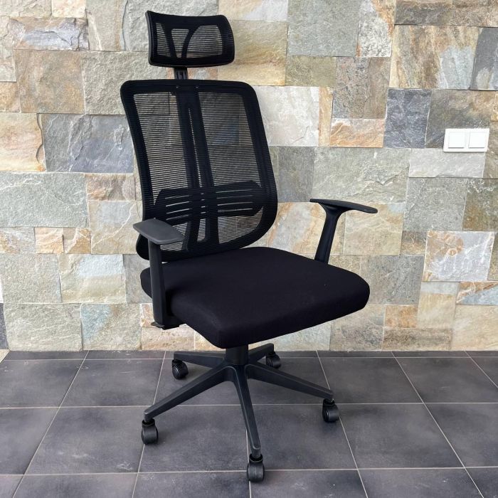 Офисное кресло из сетки Prestige Mesh 008 Черный, Prestige, для офиса Сетка