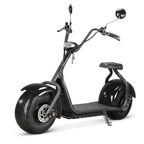 Электроскутер Citycoco 1500W, 60V12Ah, Black (R804/1500Bk)