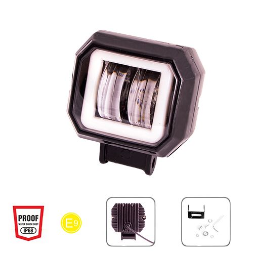 Фара рабочего света + DRL WLP-20S4M SPOT 4Led*5W /10-30V/20W/6000K (WLP-20S4M)