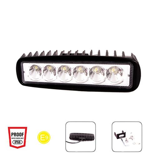 Фара рабочего света WLP-18RT2 SPOT 6Led*3W /10-30V/18W/6000K (WLP-18RT2)