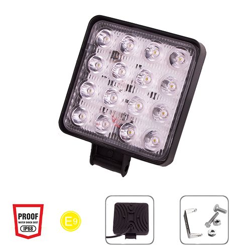 Фара рабочего света WLP-48S1S5 SPOT 16Led*3W /10-30V/48W/6000K (WLP-48S1S5)