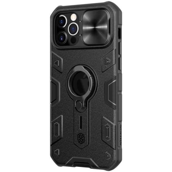 TPU+PC чехол Nillkin CamShield Armor (шторка на камеру) для Apple iPhone 12 Pro Max (6.7")