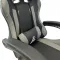 Компьютерное кресло GAMER KO24SZ Черно-серый, экокожа