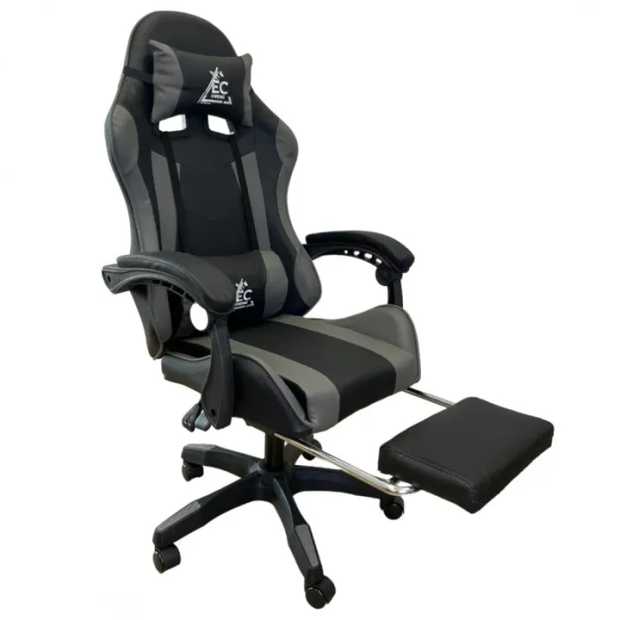 Компьютерное кресло GAMER KO24SZ Черно-серый, экокожа