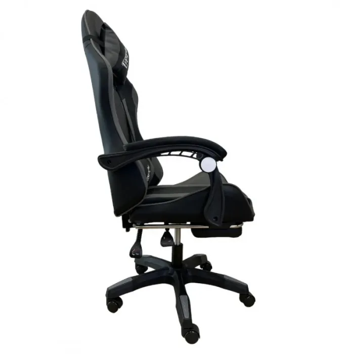 Компьютерное кресло GAMER KO24SZ Черно-серый, экокожа