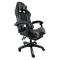 Компьютерное кресло GAMER KO24SZ Черно-серый, экокожа