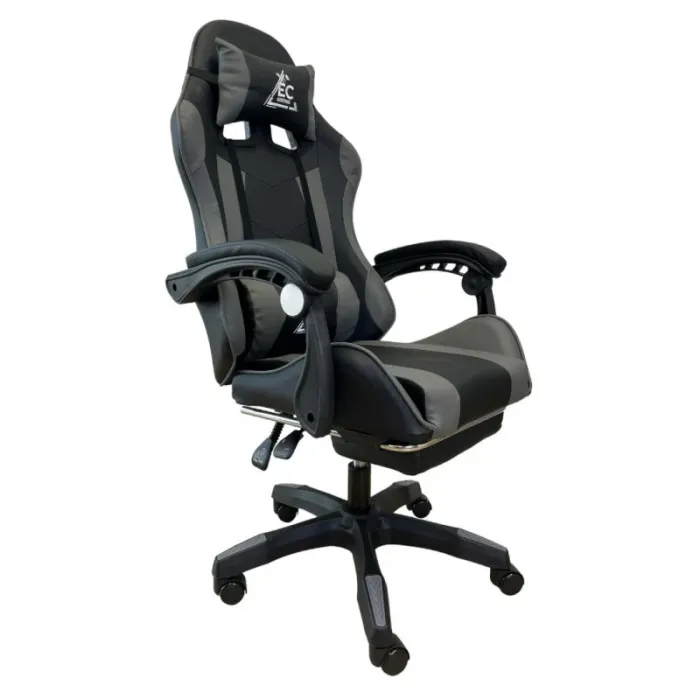 Компьютерное кресло GAMER KO24SZ Черно-серый, экокожа