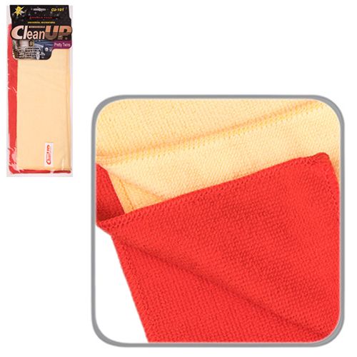 Салфетка микрофибра CleanUP CU-101 универс. 30х40см 2 шт. (CU-101)