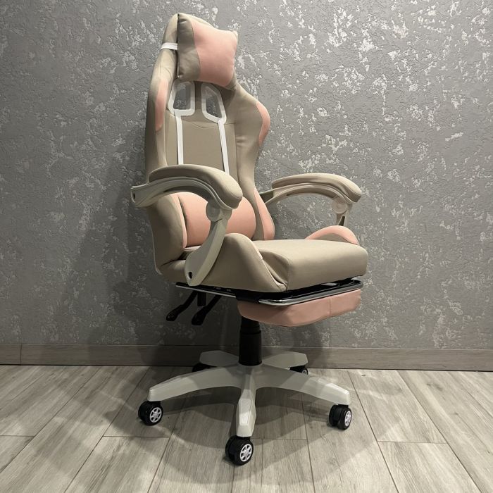 Компьютерное кресло из ткани PRESTIGE GС05-11 Бежево-розовый, Prestige