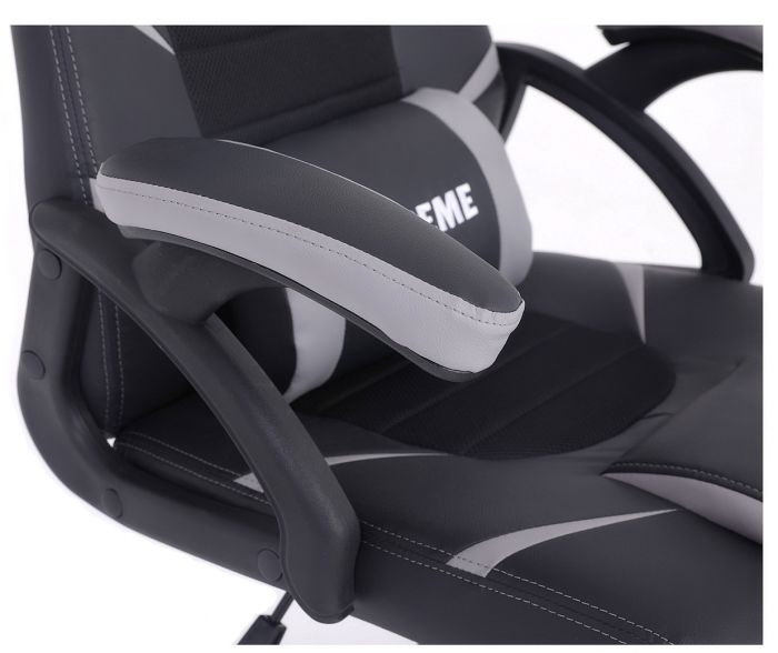 Компьютерное кресло Extreme EX Серый, Zenga экокожа