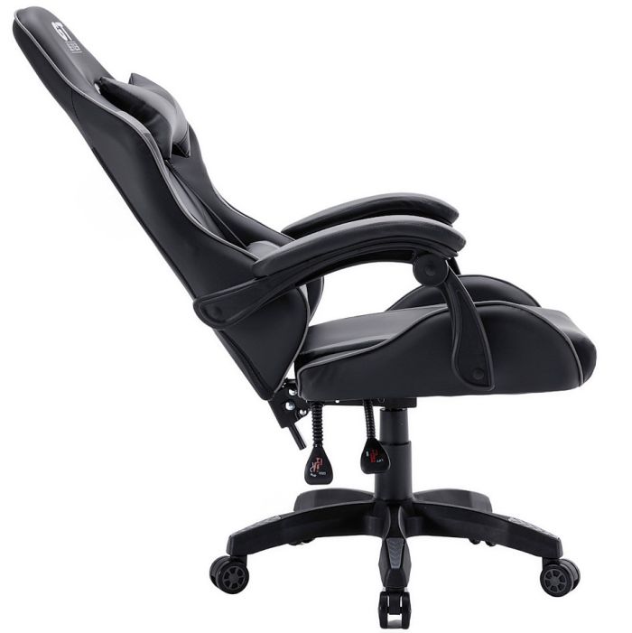 Компьютерное кресло Extreme GT Черно-серый, Zenga экокожа