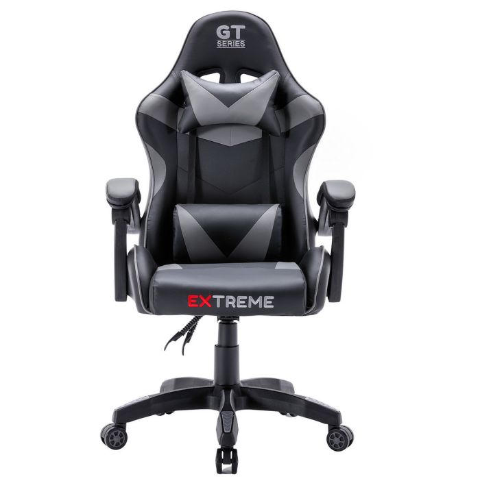 Компьютерное кресло Extreme GT Черно-серый, Zenga экокожа