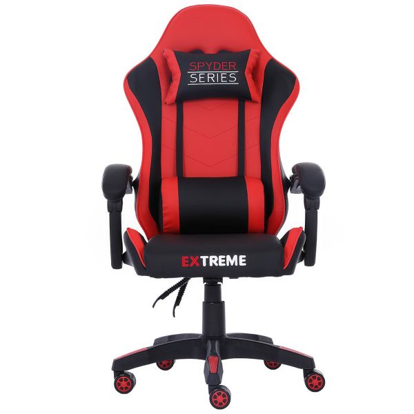 Компьютерное кресло Extreme SPYDER Красный, Zenga экокожа
