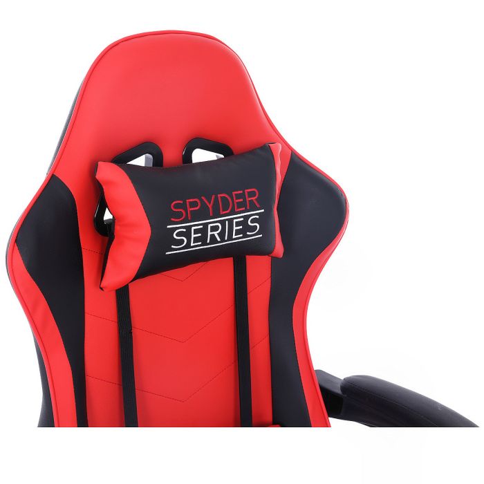 Компьютерное кресло Extreme SPYDER Красный, Zenga экокожа