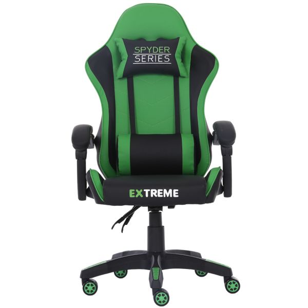 Компьютерное кресло Extreme SPYDER Зеленый, Zenga экокожа