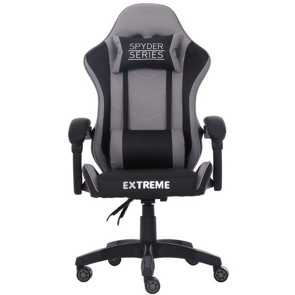 Компьютерное кресло Extreme SPYDER Серый, Zenga экокожа