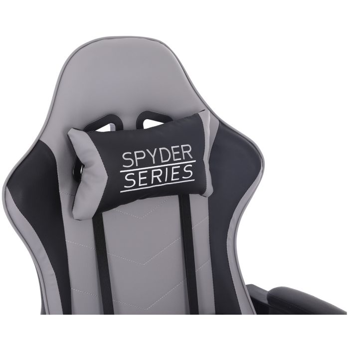 Компьютерное кресло Extreme SPYDER Серый, Zenga экокожа