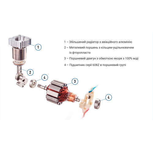 Компрессор "ViTOL" К-52 150psi/15Amp/40л/Автостоп/прикуриватель (К-52)