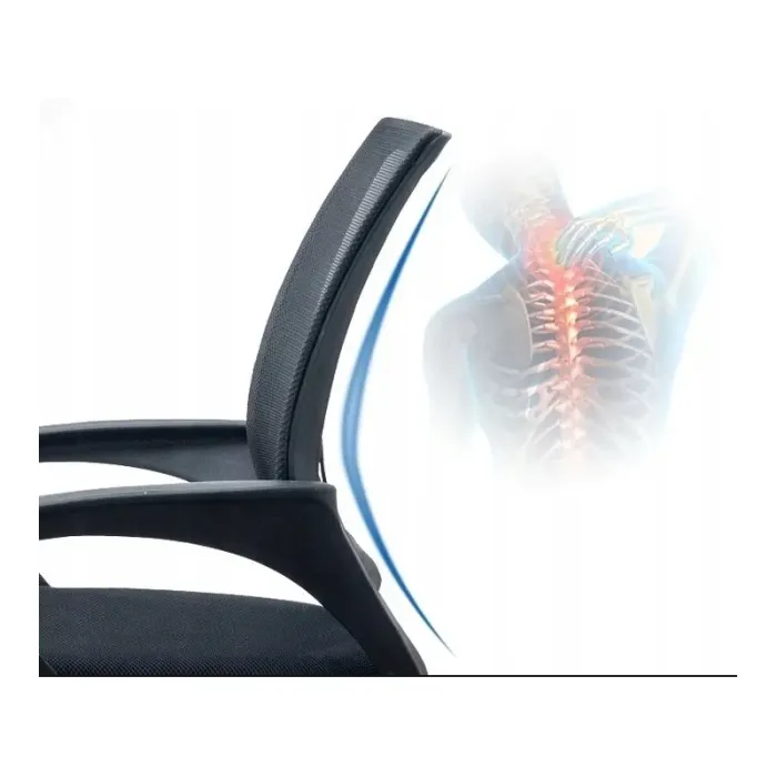 Офисное кресло из сетки KO03 Черный, для офиса Сетка